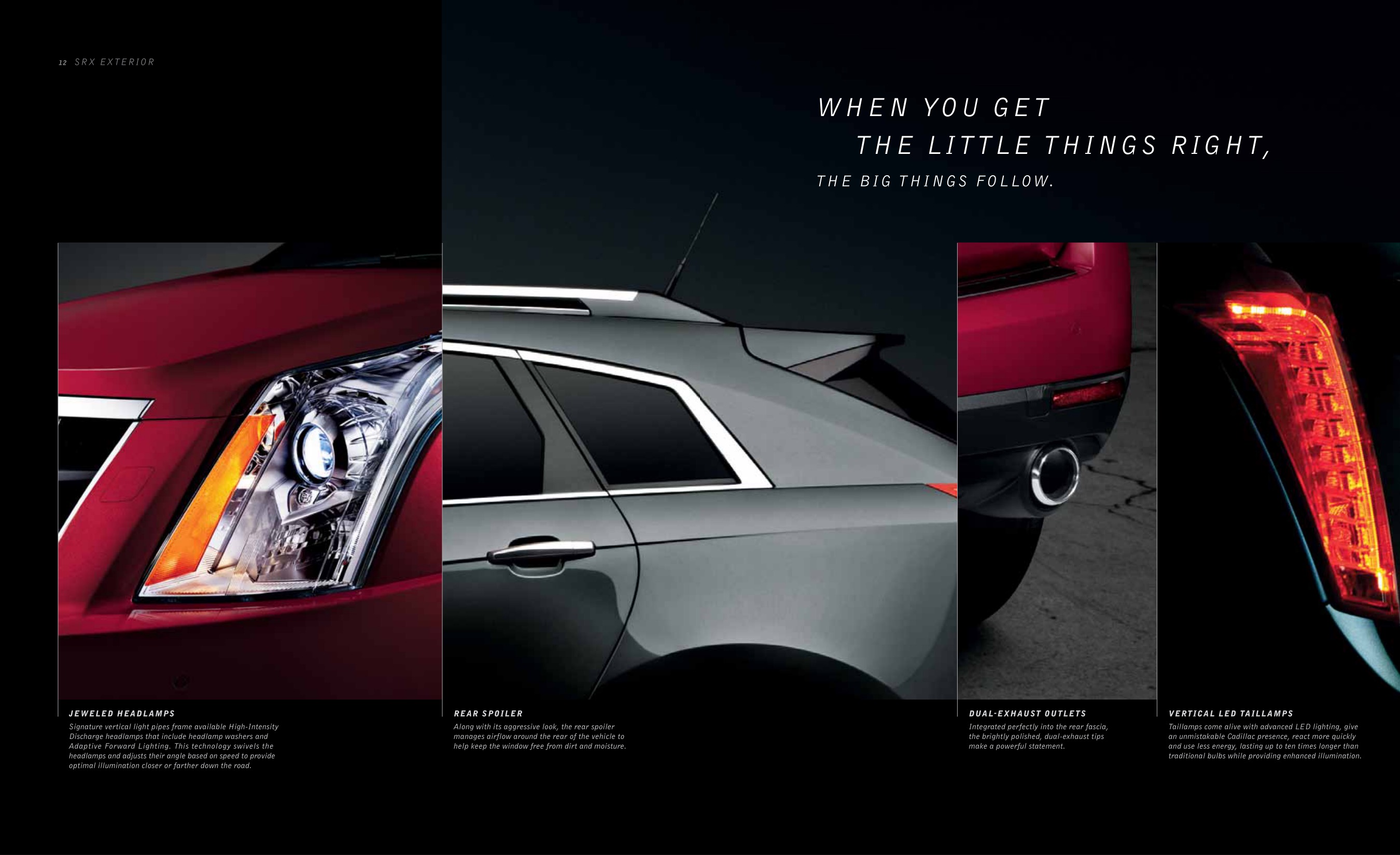 2012 Cadillac SRX Brochure Page 2